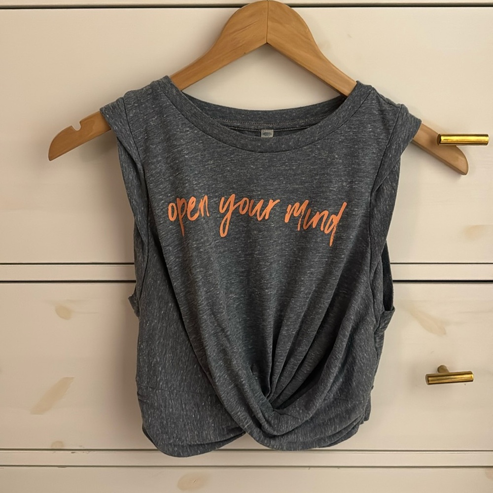 Euc Fp Movement Twisted Open Your Mind Athletic T… - image 1